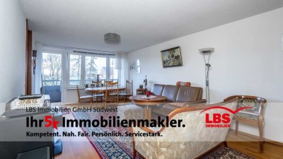 KN-Petershausen: 2-Zimmerwohnung im 2.OG mit Westbalkon und TG-Stellplatz - BEZUGSFREI