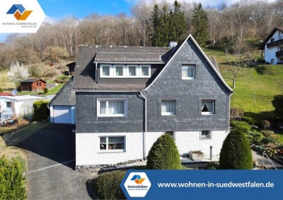 Ein-/Zweifamilienhaus auf großzügigem Baugrundstück in Eiserfeld!!