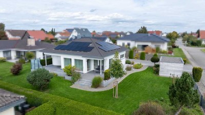 Bungalow im Grünen mit Alpensicht