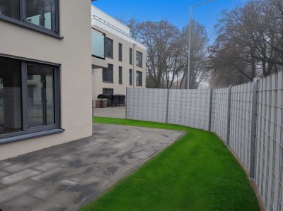 Haustier erlaubt! Neubauwohnung mit opt. Einbauküche, Tiefgarage, Aufzug in zentraler Lage!