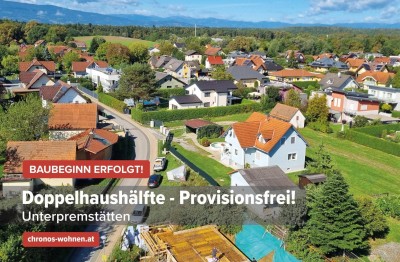 Sommer-AKTION! Baubeginn Erfolgt! Neubau-Doppelhaushälfte in Unterpremstätten! Moderne Wohnanlage mit nur 10 Einheiten!