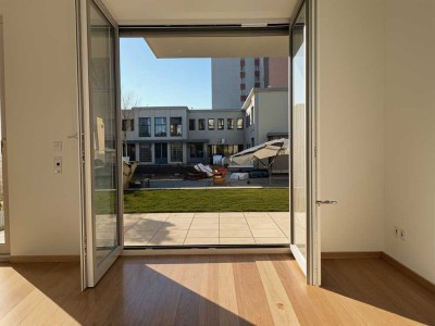 Erstbezug: Moderne 2-Zimmer-Wohnung mit herrlichem Garten in Kempten direkt am Engelhaldepark