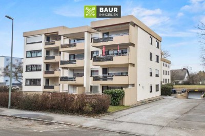 Vermietete Hochparterre-Wohnung in Offenhausen / Neu-Ulm
mit Balkon und Tiefgaragenstellplatz