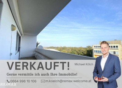 85m² Wohnung mit 12m² Loggia im letzten Liftstock in ruhiger Umgebung!