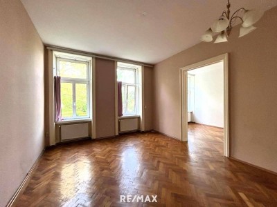 3 Zimmer Wohnung im 1. Stock zum Renovieren. Direkt gegenüber AKH.