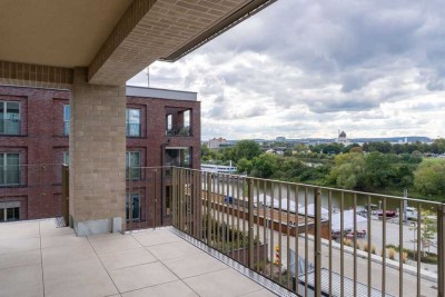 ++ Exklusive 4-Zimmer-Neubauwohnung mit gehobener Ausstattung in Dresden mit Blick auf die Elbe ++