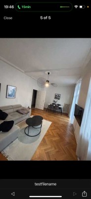 Modernisierte Wohnung mit drei Zimmern sowie Balkon und Einbauküche in Baden-Baden