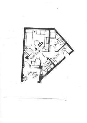 Kurzfristige Gelegenheit!! Tolles Studentenappartement mit Terrasse, sehr ruhig in Uninähe