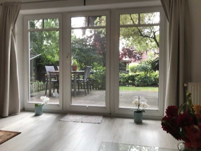 Wohnen auf Zeit. Möblierte Wohnung mit Terrasse/Garten in Hollenstedt