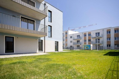 ERSTBEZUG "ein viertel grün" in Wr. Neustadt - einzigartige 3- Zimmer Gartenwohnung in zentraler Lage mit Tiefgaragenstellplatz - provisionsfrei