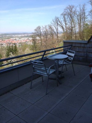 Möblierte 1-Zimmer-Wohnung mit Fernsicht