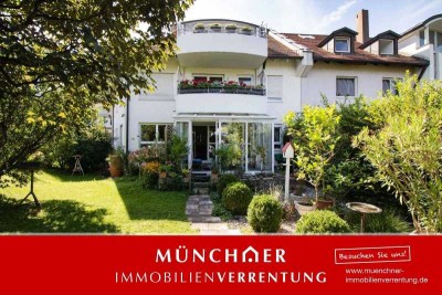 Traumhafte 3-Zi.-Gartenwohnung auf zwei Etagen in Gilching, Wohn-u./o. Büronutzung möglich