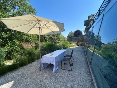 puristische Atelierwohnung mit Terrassen Idyll, Durlach