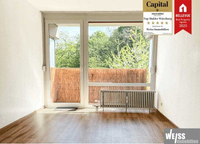 Großzügige 1-Zimmer-Wohnung in Uni-Nähe/Hubland mit Balkon und TG-Stellplatz