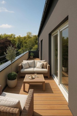 Moderne 3-Zimmer Loftwohnung mit Balkon und Carport - Erstbezug nach Generalsanierung in 'den silllhöfen' (Top 12)