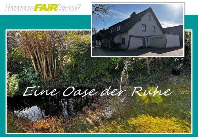 Wie eine Insel…  …und der Garten ist ein kleines Paradies!
