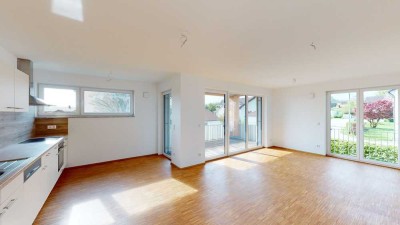 Ruhig und hell, 2-Zimmer-Wohnung mit Balkon und Einbauküche in Passau Neustift