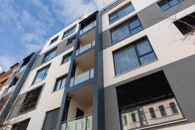 Hochwertige Wohnung im Neubau mit Balkon in Stötteritz !