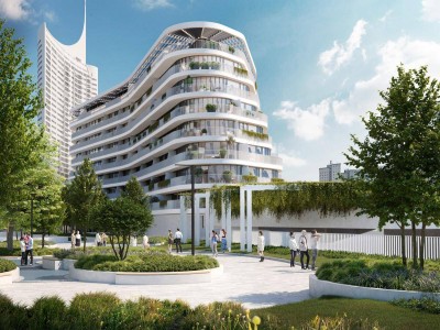 Neues Lebensgefühl im Danubeview! Super tolle und hochwertige 1-Zimmer-Wohnung mit großem Balkon