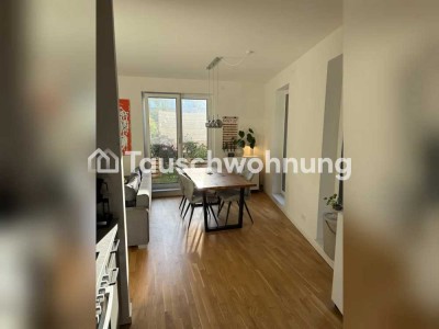 Tauschwohnung: Moderne Zentrumswohnung an Promenade + Garten