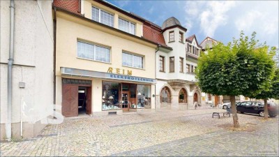 PROVISIONSFREI: Charmantes Wohn- und Geschäftshaus in Teuchern mit Garten und Pool