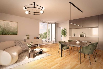 PREISAKTION: Smarte 2-Zimmer-Wohnung mit sonnigem Balkon
