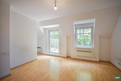 Schöne 4-Zimmer-DG-Maisonette am Lorenz-Bayer-Park mit zwei Balkonen