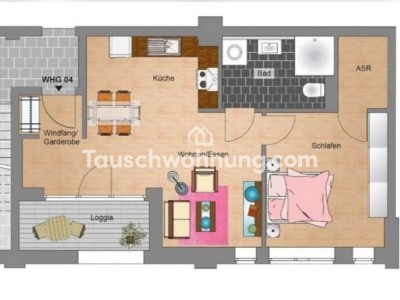 Tauschwohnung: Wunderschöne 60m² Wohnung in guter Lage in Leuben