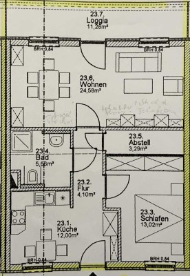Helle 2,5-Zimmer Wohnung mit Balkon im 2. OG in Göttingen