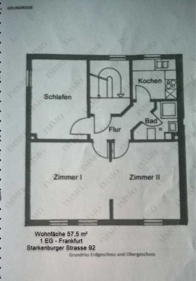 Helle 3-Zimmer Wohnung im 1. OG in Frankfurt-Fechenheim