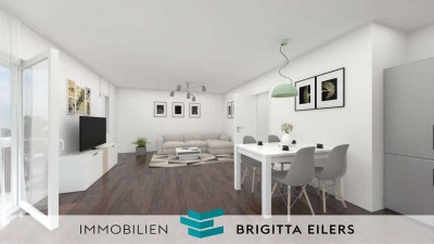 NEUBAU: Moderne 3-Zimmer-Wohnung mit Vollbad, Gäste-WC & Balkon, Tiefgaragen-Stellplatz möglich