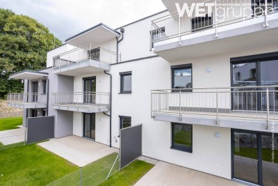 Geförderte 3-Zimmer Gartenwohnung in Miete mit Kaufoption | ca. 72 m² | Terrasse