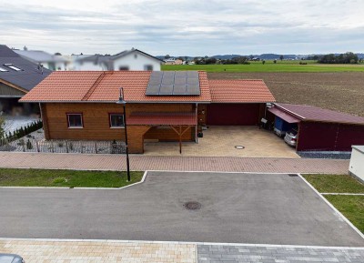 Neuwertiger Blockhausbungalow in bester Lage