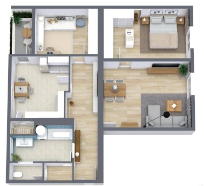 Geräumige Wohnung in Nähe des Hauptbahnhof