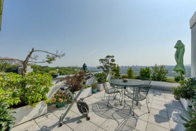 +++ Penthouse - Terrasse & Wintergarten - See- & Bergblick - Schwimmbad & Sauna - Garage & EBK +++