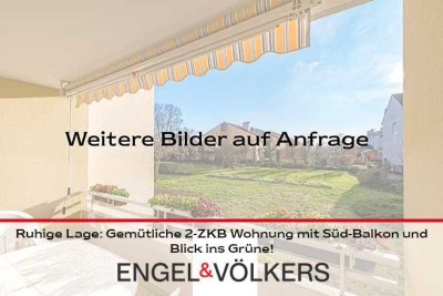 Ruhige Lage: Gemütliche 2-ZKB Wohnung mit Süd-Balkon und Blick ins Grüne!