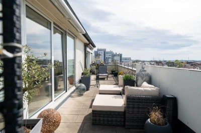 Exklusive 3,5-Zimmer-Penthouse-Wohnung mit zwei großzügigen Dachterrassen