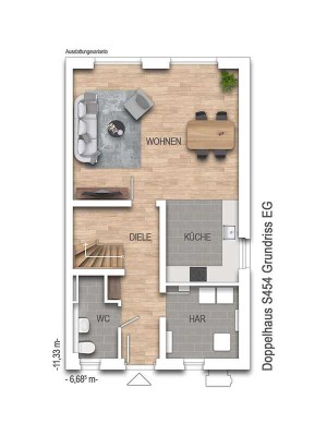 Schöne 6-Zimmer-Doppelhaushälfte in Pöring Zorneding - provisionsfrei!