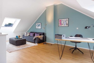 Wohnen im Grünen: Neubau-Mietshaus in Kamp-Lintfort mit Einbauküche und Garten