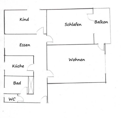 3,5-Zimmer-Wohnung mit Balkon und Einbauküche in HN-Böckingen