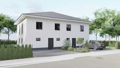 Neubau Doppelhaushälfte, Ideal für die junge Familie, FBH, A+, PV-Anlage, Lüftung