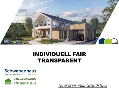 Schwabenhaus baut Träume: Dein Weg zum Traumhaus! Individuell QNG/KFN Zertifiziert und Förderfähig!