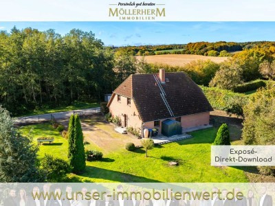 Raus auf´s Land! Einfamilienhaus mit Weitblick über Felder und Wiesen in Stolpe
