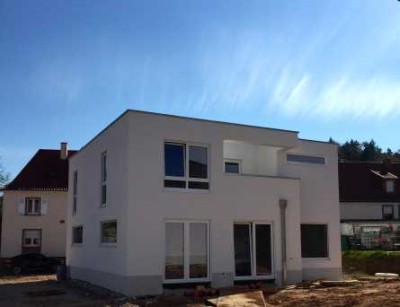 Ruchheim - Neubau einer freistehenden Stadtvilla  ca. 140 m² Wfl und ca. 700 m² Areal