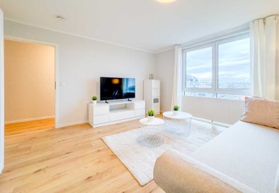 CO-LIVING Zimmer in 3-RW * hochwertig möbliert * Bad mit Du * EBK * Loggia * SP * zentral * grün