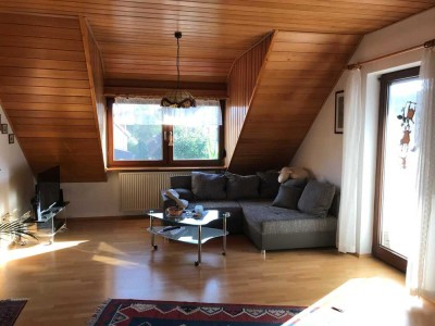 Dachgeschosswohnung als Ferienwohnung von Montag bis Freitag für Wochenendheimfahrer
