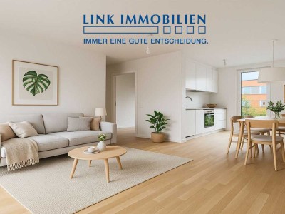 Moderne 2-ZW mit Balkon, Aufzug und XXL-TG-Stellplatz (optional) in zentraler Lage