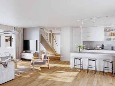 Ihre urbane Oase im Grünen – Stilvolle 3-Zimmer-Maisonette mit Süd-Ausrichtung