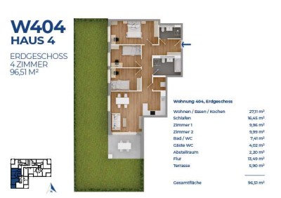 Wunderschöne Gartenwohnung für Familien! KW 40 NH Standard