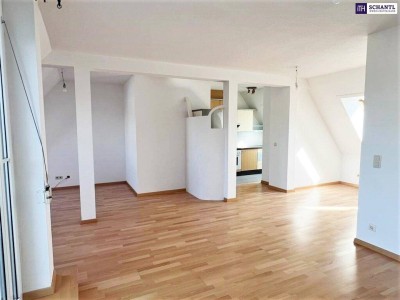 Befristet vermietete Dachgeschoss-Maisonette in Bestlage im Stadtzentrum von St.Pölten! Garagenplatz &amp; Wohlfühlfaktor inkludiert!